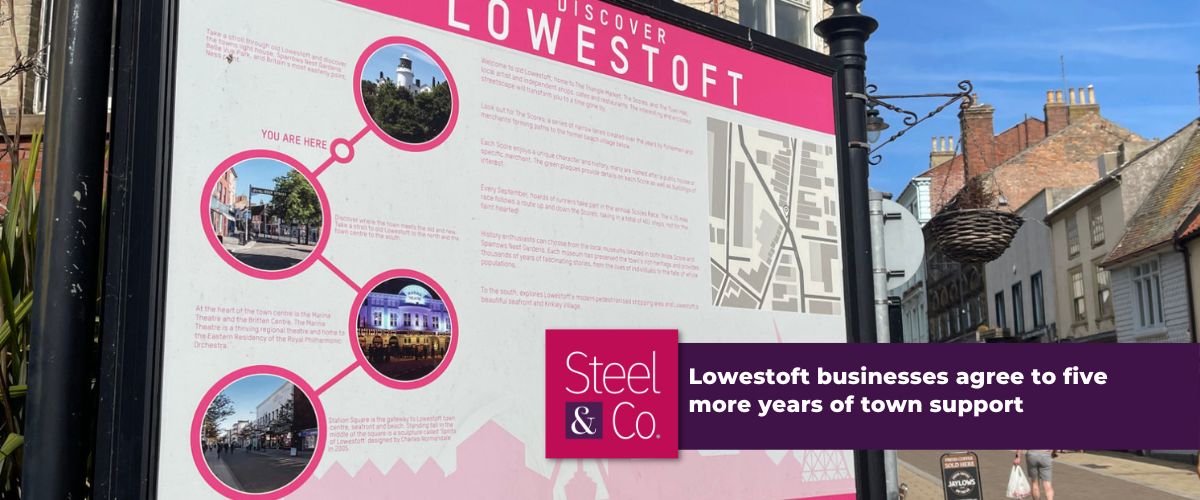 Lowestoft businesses agree to five more years of town support
