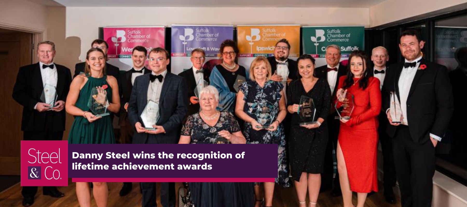 Danny Steel wins the recognition of lifetime achievement awards