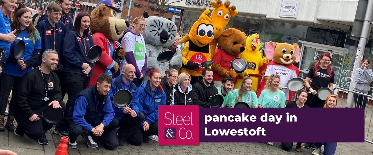 Pancake day in Lowestoft
