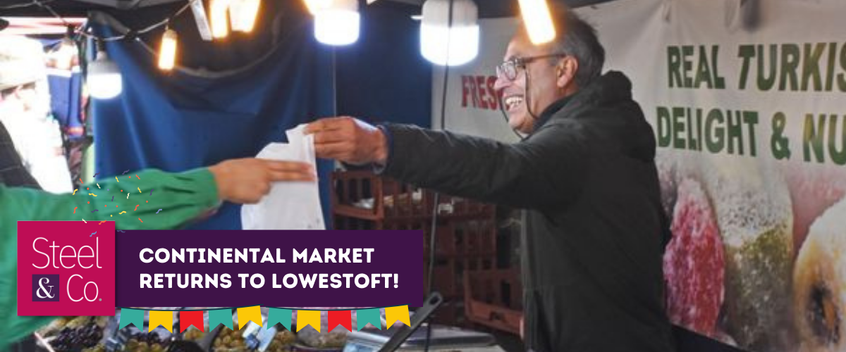 The continental market returns to Lowestoft!