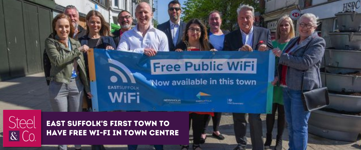 Excitement as free Wi-Fi launched in Lowestoft town centre!