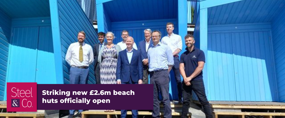 Striking new £2.6m beach huts officially open