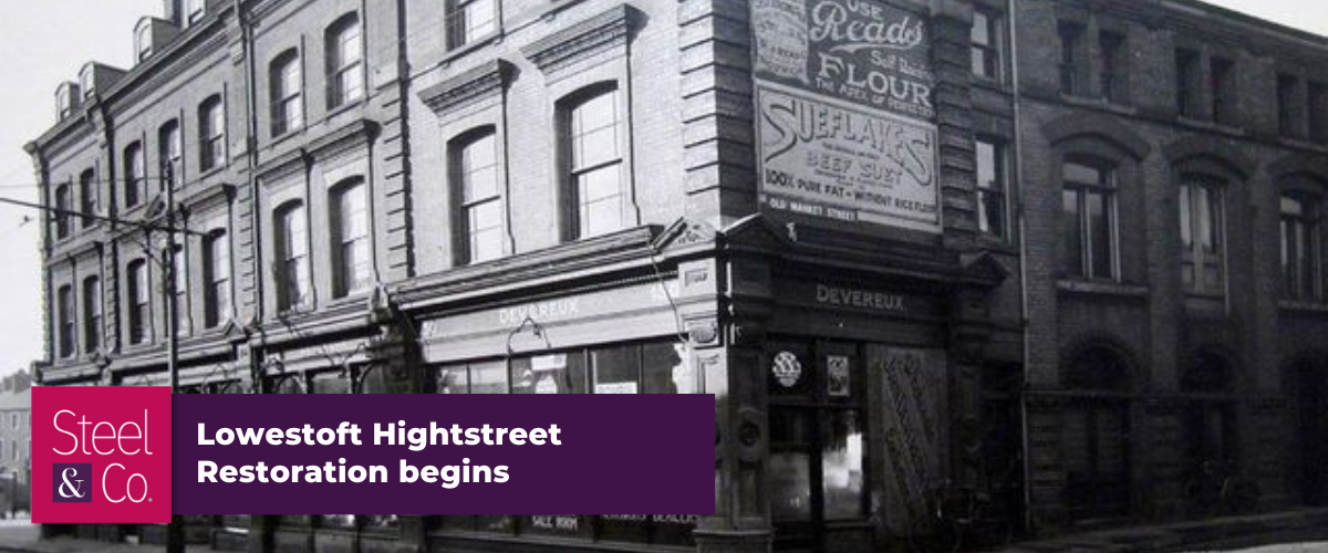 Lowestoft High Street Restoration Begins